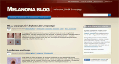 Desktop Screenshot of melanomablog.hu